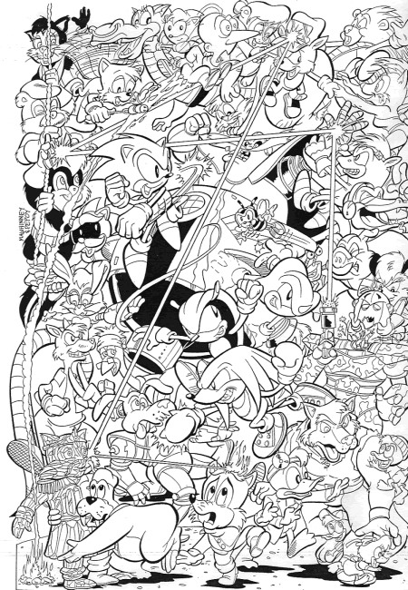 Kids-n-fun.com | Coloring page Sonic X Sonic X